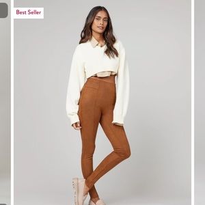 Spanx Suede Leggings